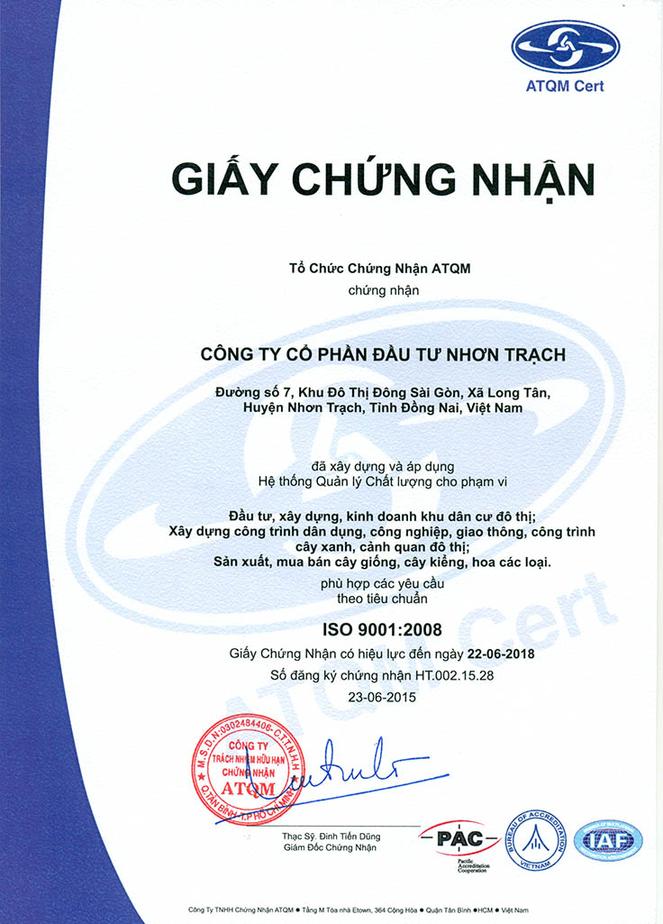 Tiêu chuẩn chất lượng ISO 9001:2008